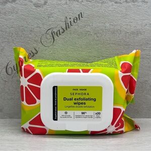 🎉 $5 Sephora Dual Exfoliating Wipes in Grapefruit
